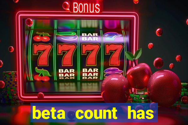 beta count has changed pt br